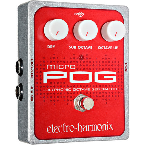 Pédale de générateur d'octave polyphonique Electro-Harmonix MICRO POG