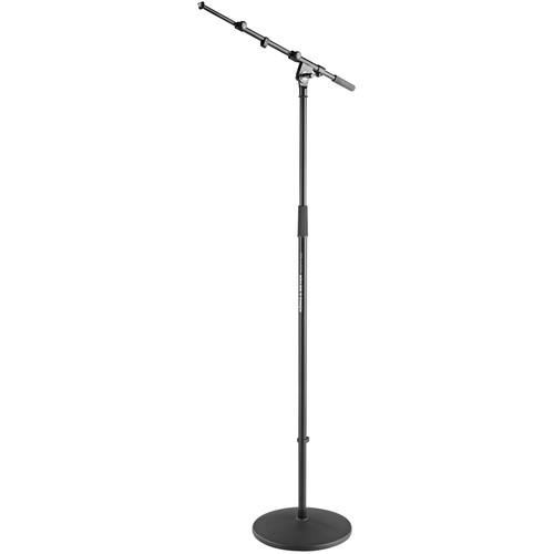 K&M 26145 Black  Microphone Stand With Telescopic Boom Arm Black - Red One Music