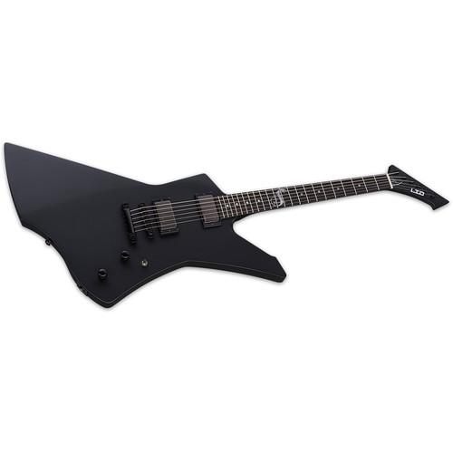 Ltd Snakebyte Blks James Hetfield Signature Series Electric Guitar Black Satin - Red One Music