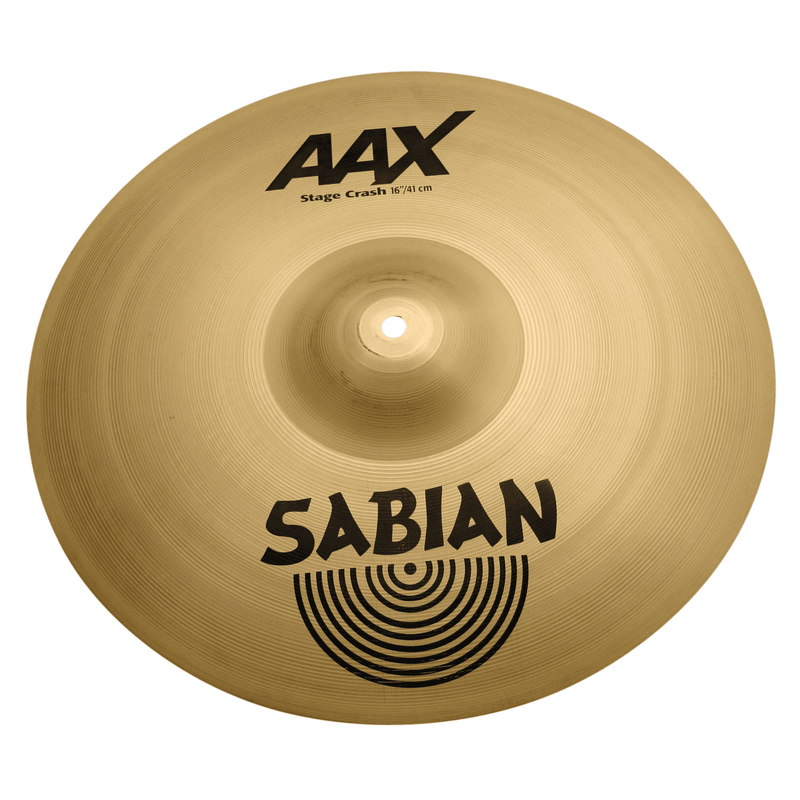 Sabian AAX 21608X Stage Crash Cymbal In Natural Finish 16 - Red One Music