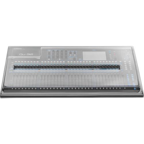 Decksaver DSP-PC-QU32 Cover For Allen And Heath Qu-32 Mixer Smokedclear - Red One Music