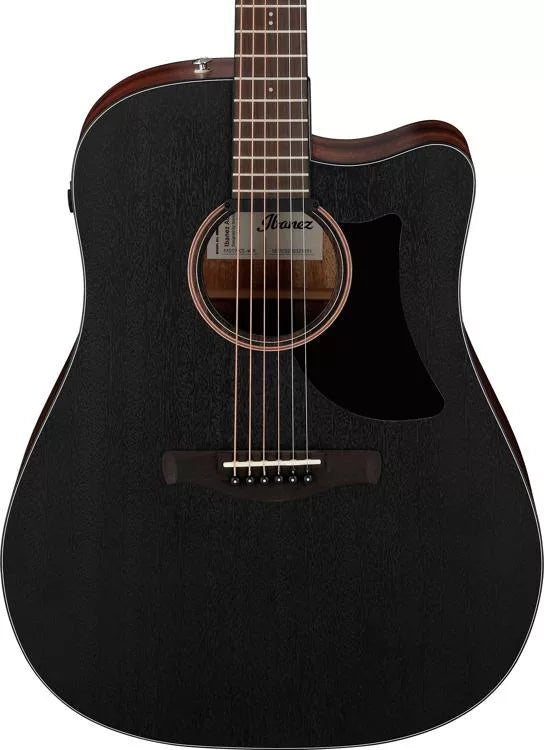 Ibanez AAD190CEWKH Advanced Acoustic-Electric Guitar (Weathered Black)