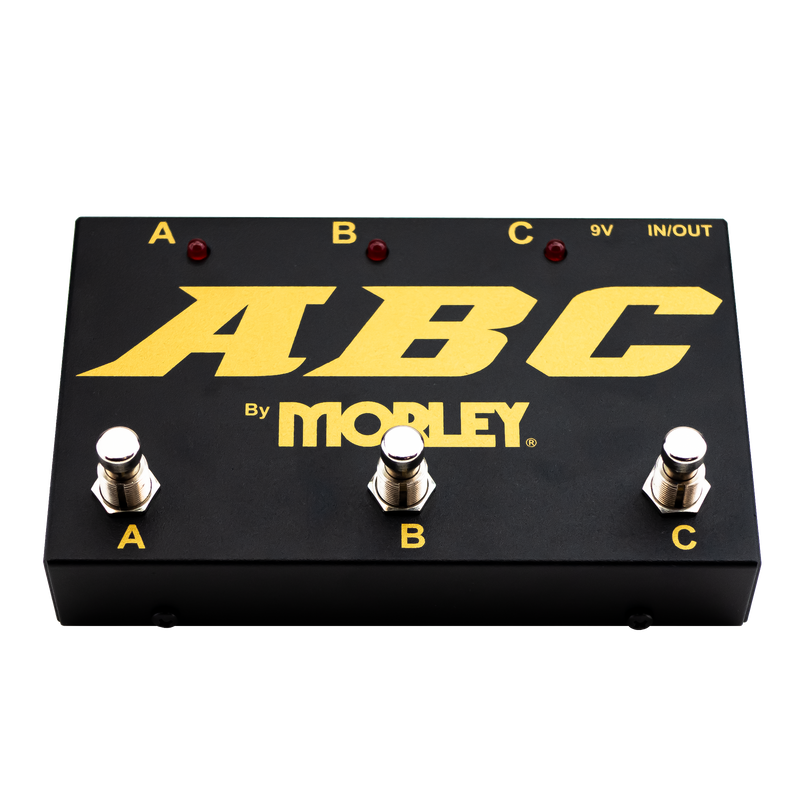 Morley ABC-G Gold Series ABC Pédale de commutation/combinaison à 3 boutons 