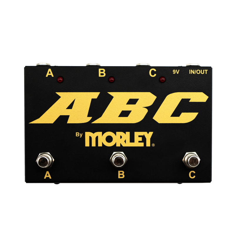 Morley ABC-G Gold Series ABC Pédale de commutation/combinaison à 3 boutons 