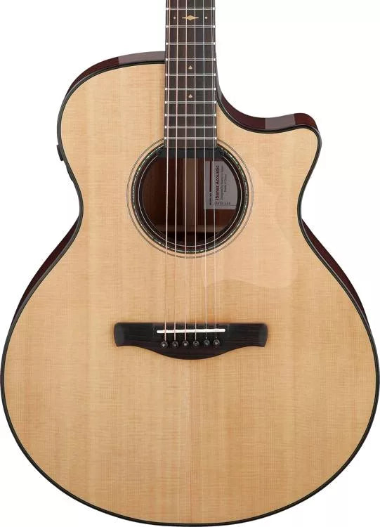 Ibanez AE410LGS Platinum Collection Acoustic-Electric Guitar (Natural Low Gloss)