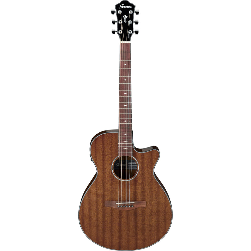 Ibanez AEG62NMH - AEG Body Single Cutaway Acoustic Guitar - Natural Mahogany High Gloss