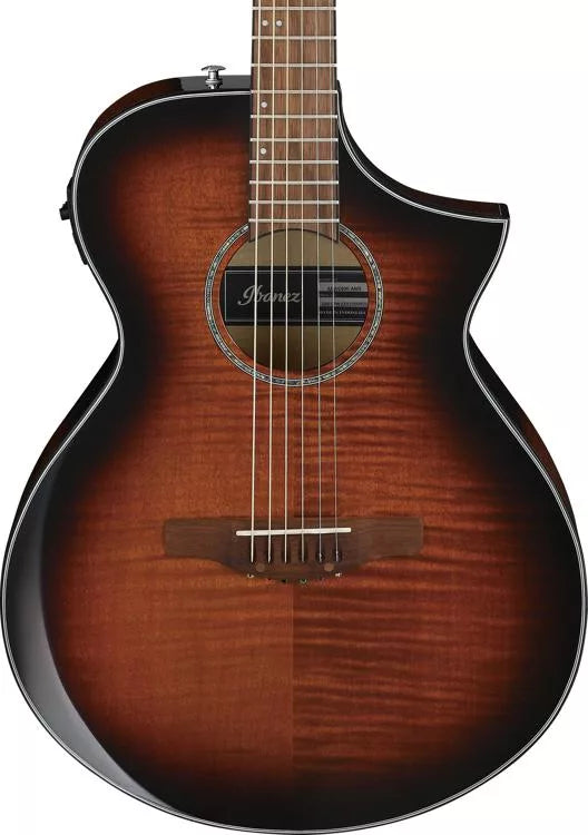 Ibanez AEWC400AMS Acoustic-Electric Guitar (Amber Sunburst)
