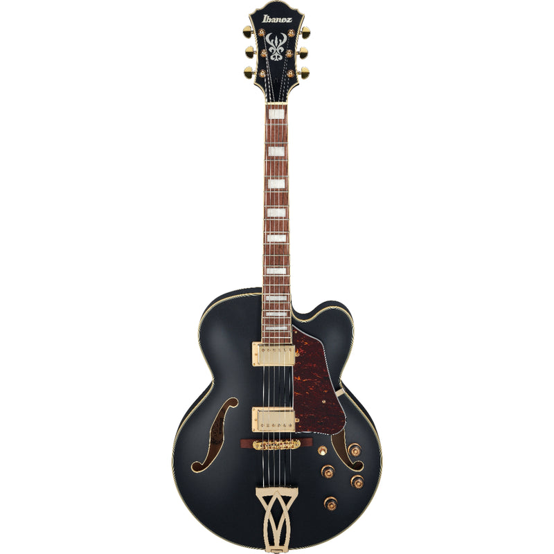 Ibanez AF75G ARTCORE Hollow Body Electric Guitar (Black Flat)
