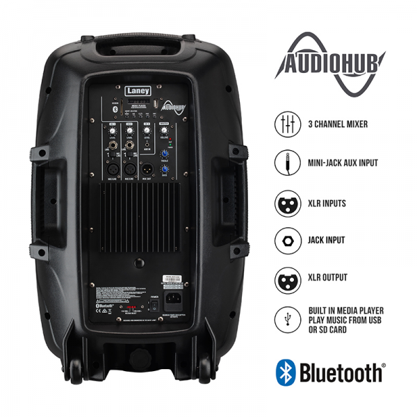 Laney AH112-G2 Haut-parleur Bluetooth moulé actif 12" 800 W