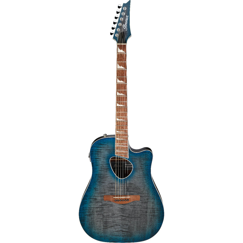 Ibanez ALT30FMBDB - Altstar Dreadnought Acoustic Guitar with Preamp and Tuner - Blue Doom Burst High Gloss