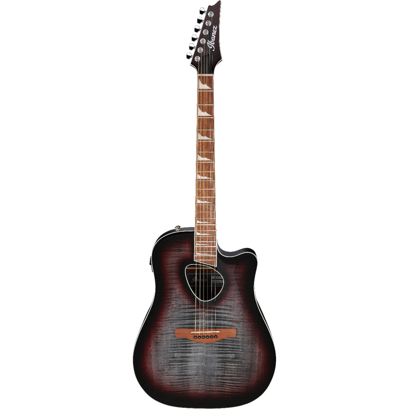 Ibanez ALT30FMRDB - Altstar Dreadnought Acoustic Guitar with Preamp and Tuner - Red Doom Burst High Gloss