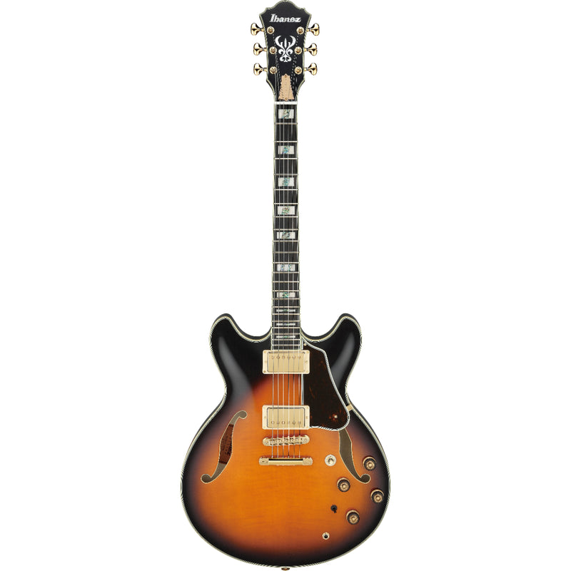 Ibanez AS2000BS AS Artstar - Semi-Hollow Body Electric Guitar with 2 Super 58 Pickups - Brown Sunburst
