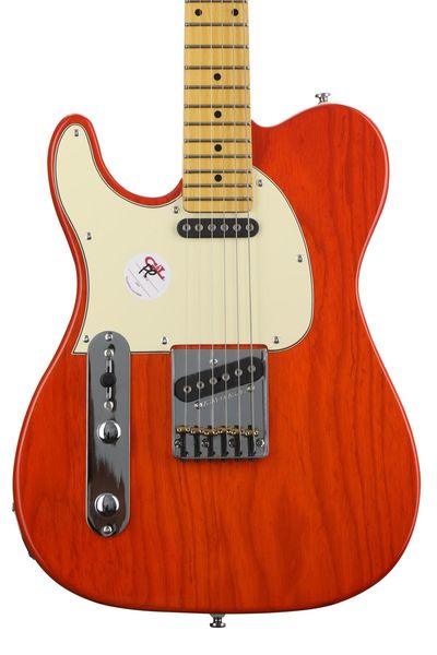 G&L TRIBUTE ASAT CLASSIC Left-Handed Electric Guitar (Clear Orange)