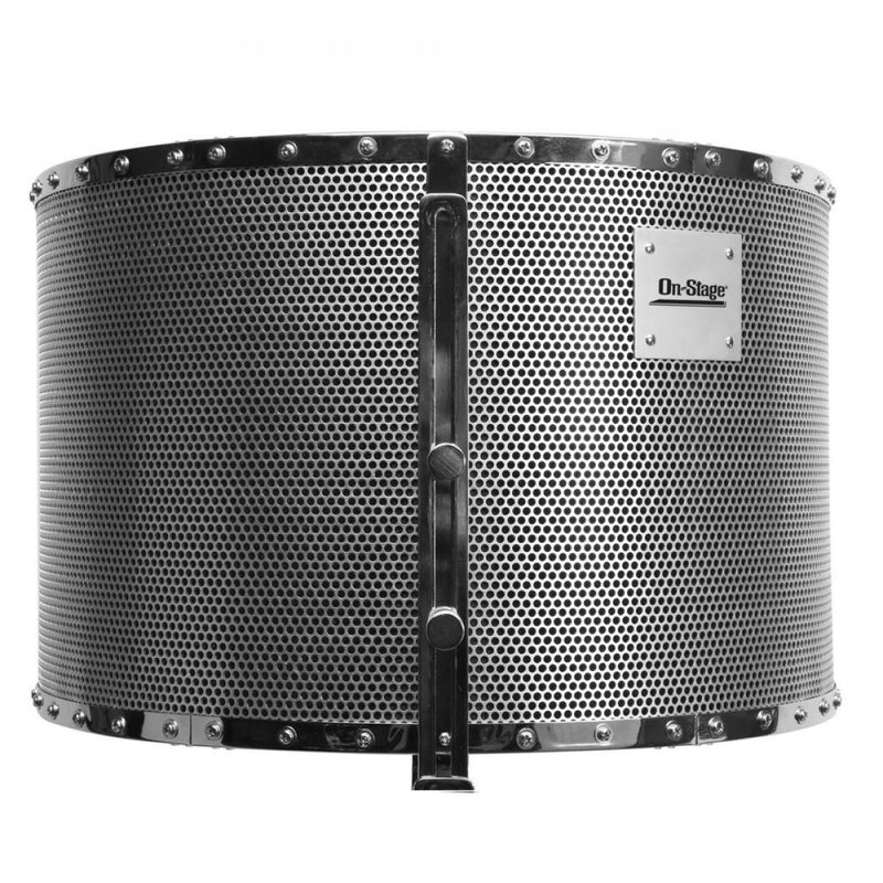 On-Stage ASMS4730 Isolation Shield and Stand-Mounted Acoustic Enclosure (18.5 x 12")