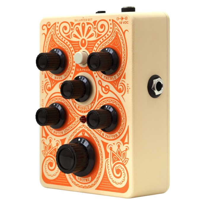 Orange ACOUSTICPEDAL Acoustic Guitar Preamp Pedal w/ XLR & 1/4" Outputs & Buffered FX Loop