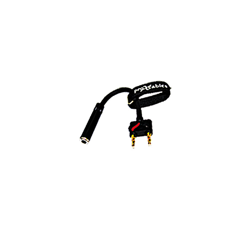 ProX XC-BNQF-BK 6" Adapter Banana Black to 1/4" TS-F High Performance Speaker Cable