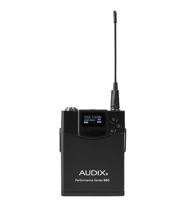 Audix AP61L10 R61 receiver, B60 bodypack with ADX10 lavalier microphone