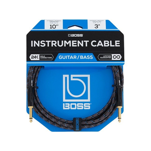 Boss BIC-15A 1/4" Straight to 1/4" Straight Instrument Cable 15FT - Red One Music