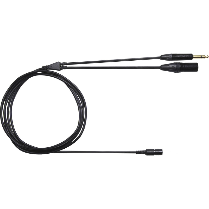 Shure BCASCA-NXLR3QI 3-Pin XLR + 1/4 Cable For BRH Headsets