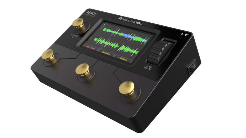 Singular Sound AEROS Loop Studio Pedal (Gold Edition)