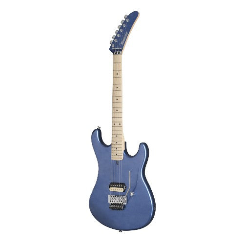 Kramer K84ABMCF The 84 Guitare électrique avec simple Seymour Duncan Humbucker - Bleu métallisé