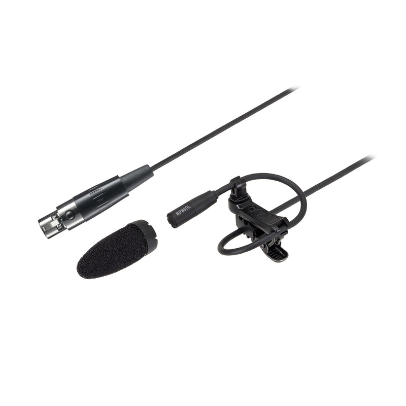 Audio-Technica BP899LCT4 Subminure omnidirectional Microphone Lavalier - Basse-sensibilité Ta4F Black