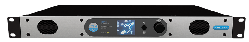Williams AV C14-2D  2-Channel MultiLoop Hearing Loop Driver 7A 120V Networked With Dante