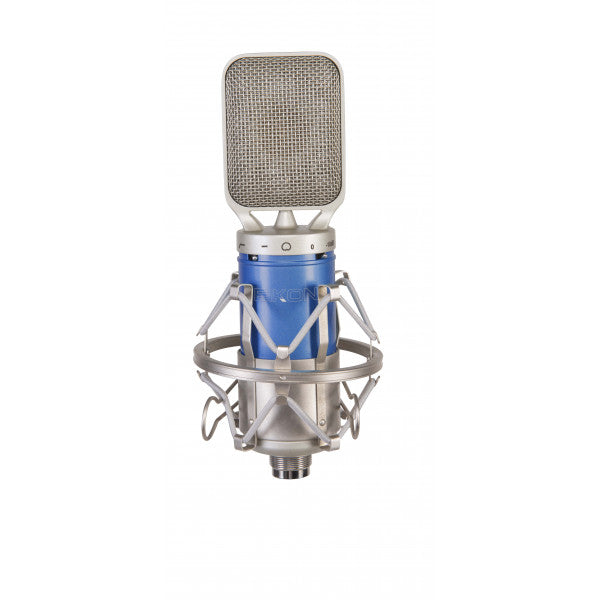 Eikon C14 Microphone de studio à condensateur – Bleu et argent
