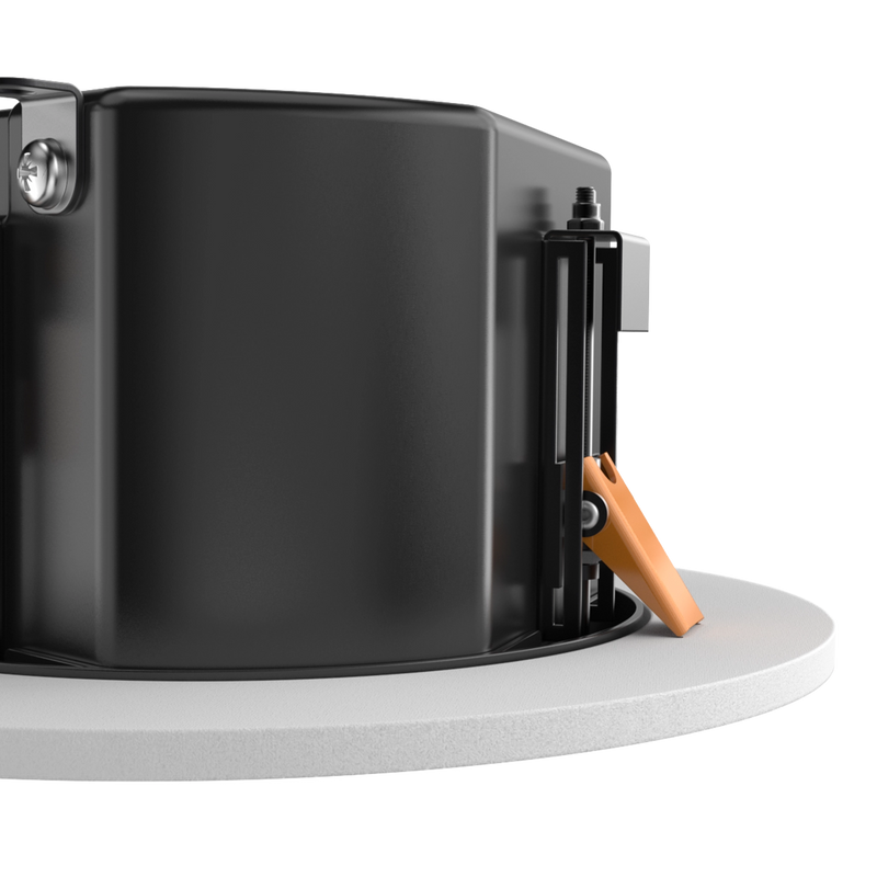 Audac CALI660 Safelatch 2-Way Ceiling Speaker w/Twist-Fix Grill - 6.5" (White)