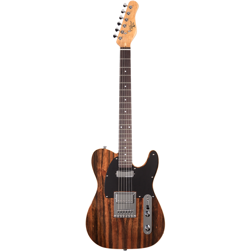 Michael Kelly MK55CSEPRO 1955 Guitare électrique Custom Collection - Ébène rayé