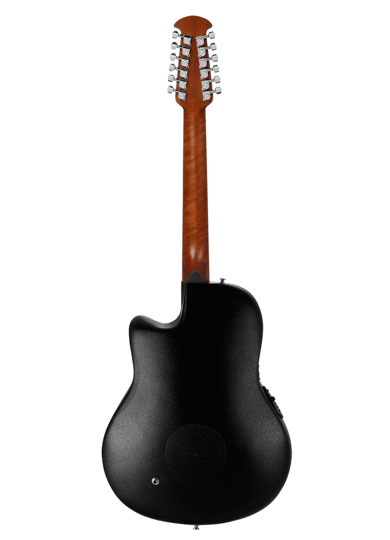 Ovation CE4412-5 Celebrity® Elite - 12-String Mid Depth Lyrachord Body Acoustic-Electric - Black