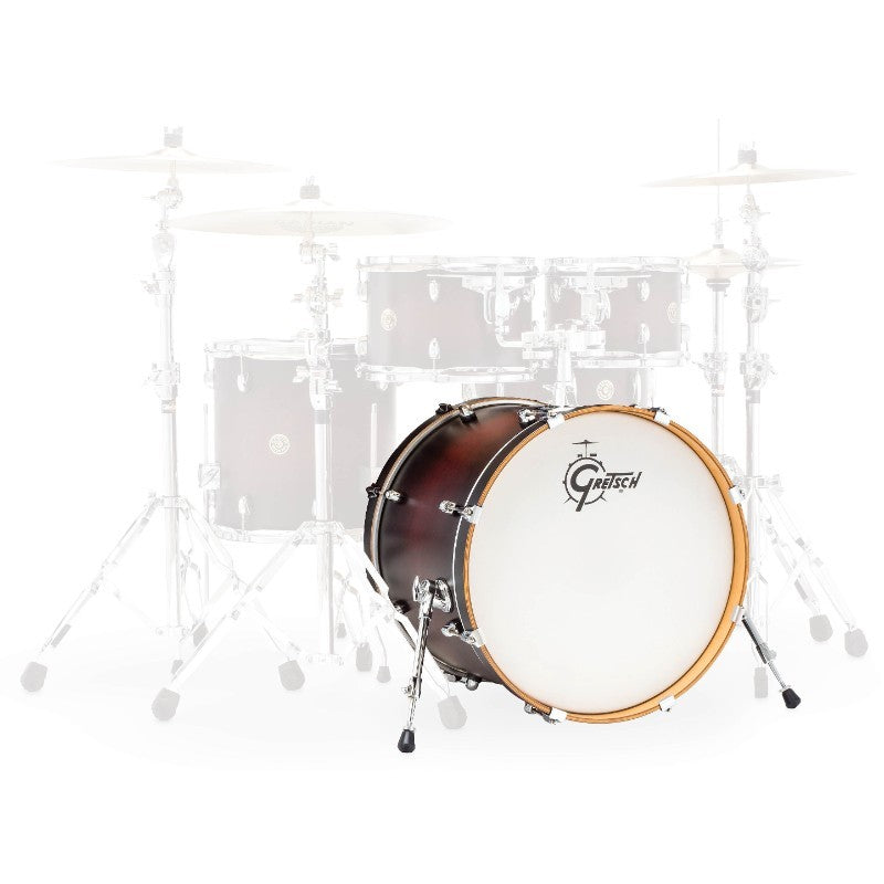 Gretsch Drums CM1-1822B-SDCB Catalina Maple Bass Drum (Satin Dark Cherry Burst) - 22"