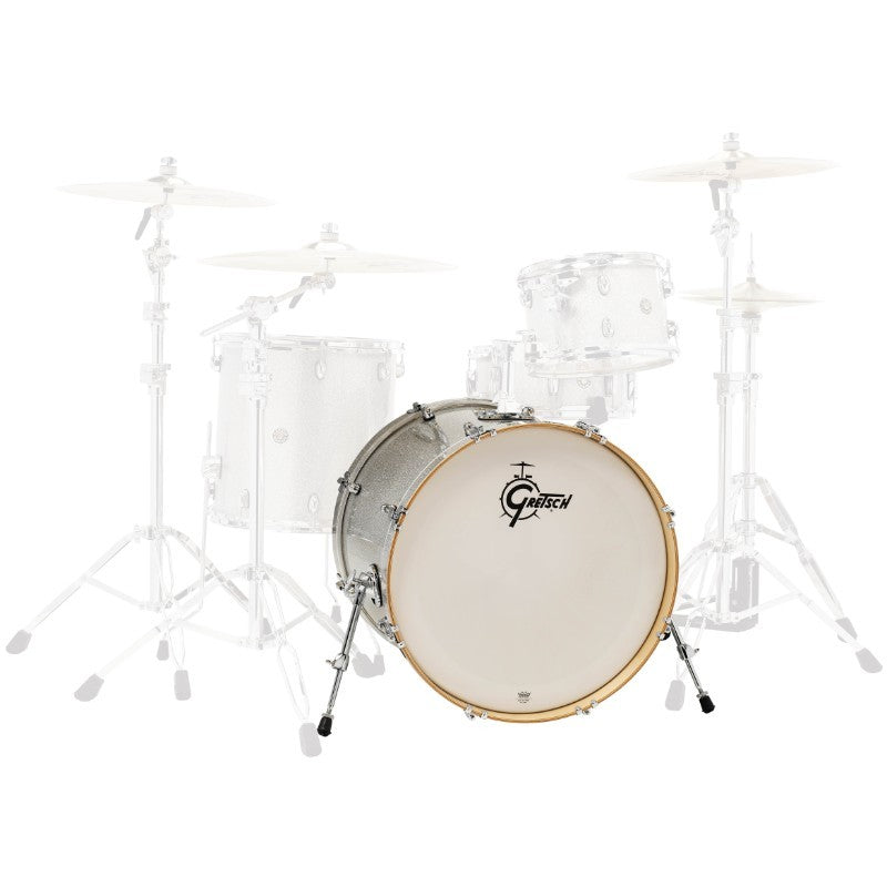 Grosse caisse Gretsch Drums Catalina Maple 18x22 - Silver Sparkle