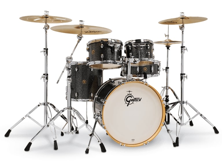Gretsch Drums CM1-E605-BS Catalina Maple 5-Piece Drum Shell Pack (Black Stardust)