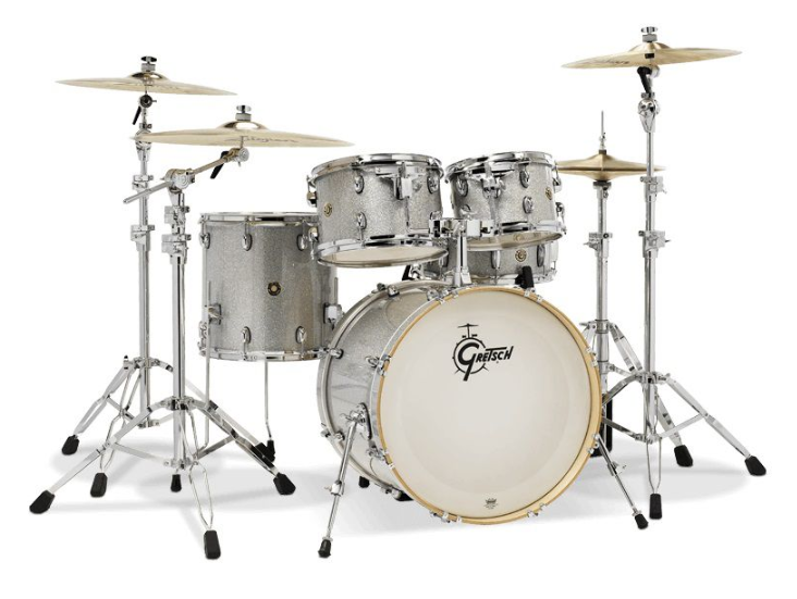 Gretsch Drums CATALINA MAPLE Pack de 5 fûts - Silver Sparkle