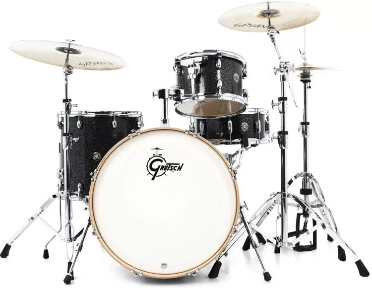Gretsch Drums CM1-E824S-BS Catalina Maple 4-Piece (22/12/16/14) Shell Pack With Snare (Black Stardust)