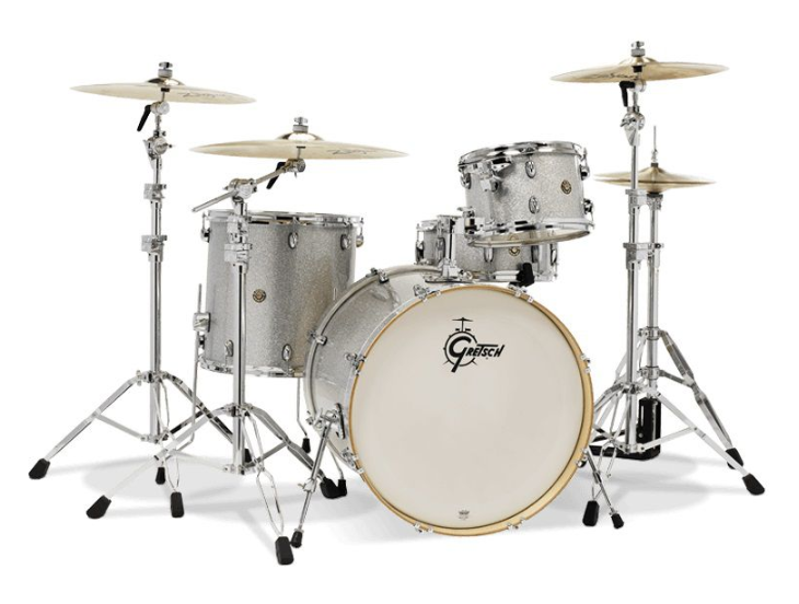 Gretsch Drums CM1-E824S-SS Catalina Maple 4-Piece Shell Pack (Silver Sparkle)