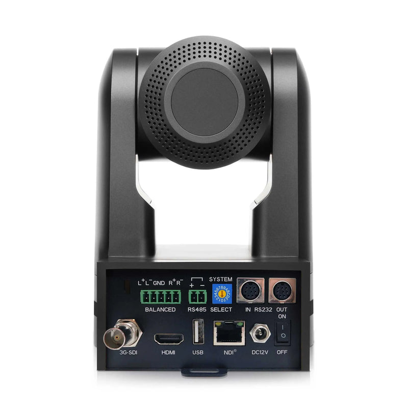 Caméra PTZ tout-en-un à installation fixe Avonic CM70-NDI-B - Noir