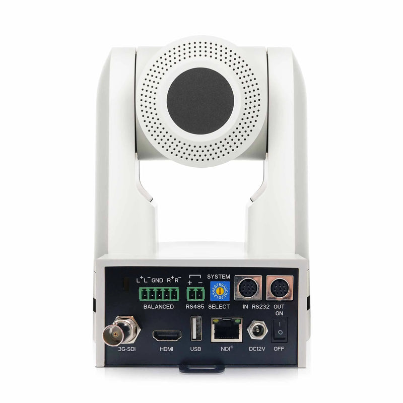 Avonic CM70-NDI-W Fixed Installation All-in-One PTZ Camera - White