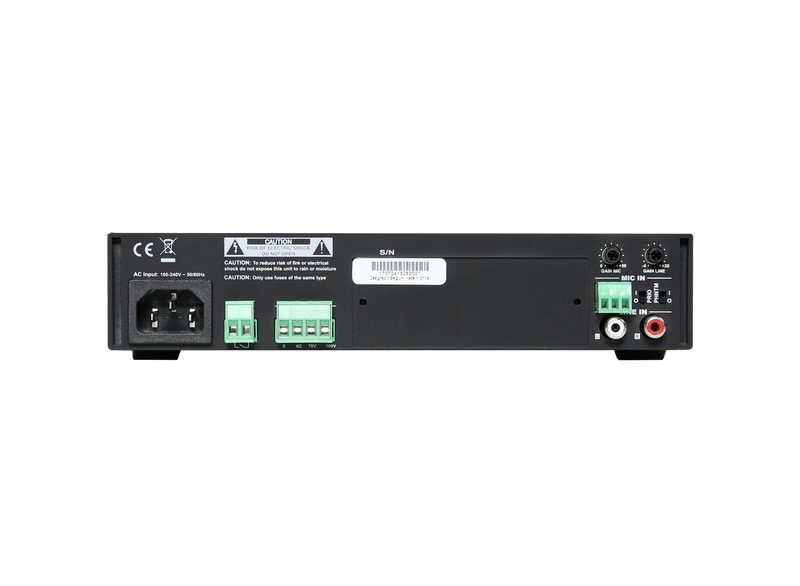 Amplificateur de sonorisation Audac COM104