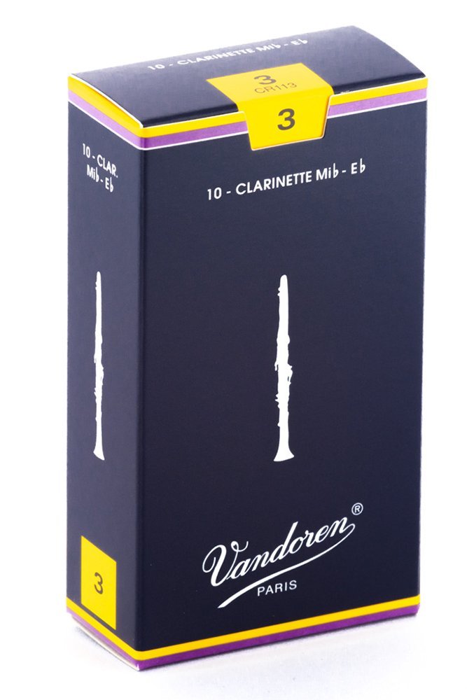 Vandoren CR113 Eb Clarinet Traditional Reeds Strength 3