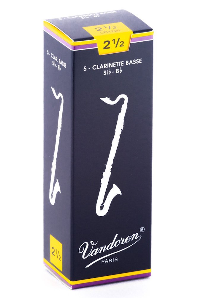 Vandoren CR1225 Bass Clarinet Traditional Reeds Force 2.5