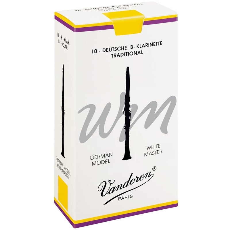 Vandoren CR1625T White Master Traditional Bb 2.5 Clarinet Reeds