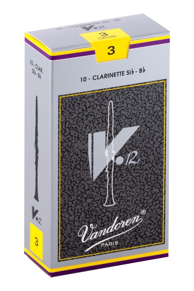 Vandoren CR193 Bb Clarinet V.12 Force 3 Reeds (Box of 10)