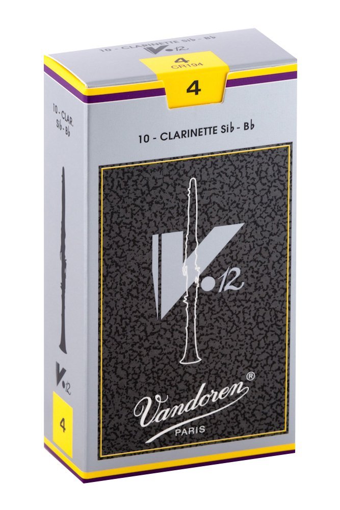 Vandoren CR194 Bb Clarinet V.12 Force 4 Reeds (Box of 10)