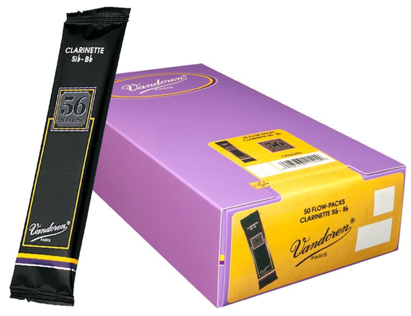 Vandoren CR5035-50 Bb Clarinet 56 Rue Lepic Reeds Strength 3.5 (Box of 50)