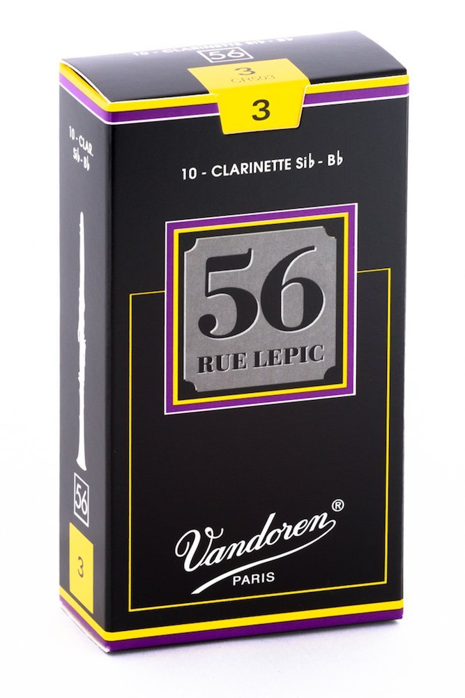 Vandoren CR503 Bb Clarinet 56 Rue Lepic Reeds Strength 3 (Box of 10)