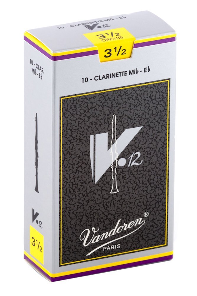 Vandoren CR6135 Eb Clarinet V.12 Reeds Strength 3.5 (Box of 10)