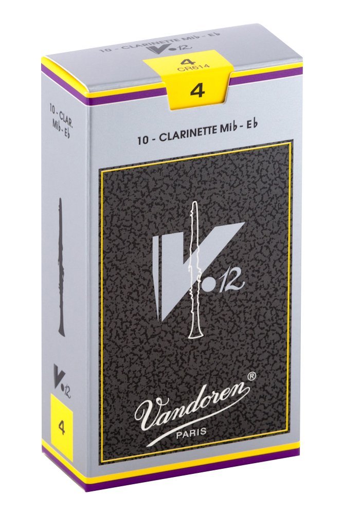 Vandoren CR614 Eb Clarinet V.12 Reeds Strength 4 (Box of 10)