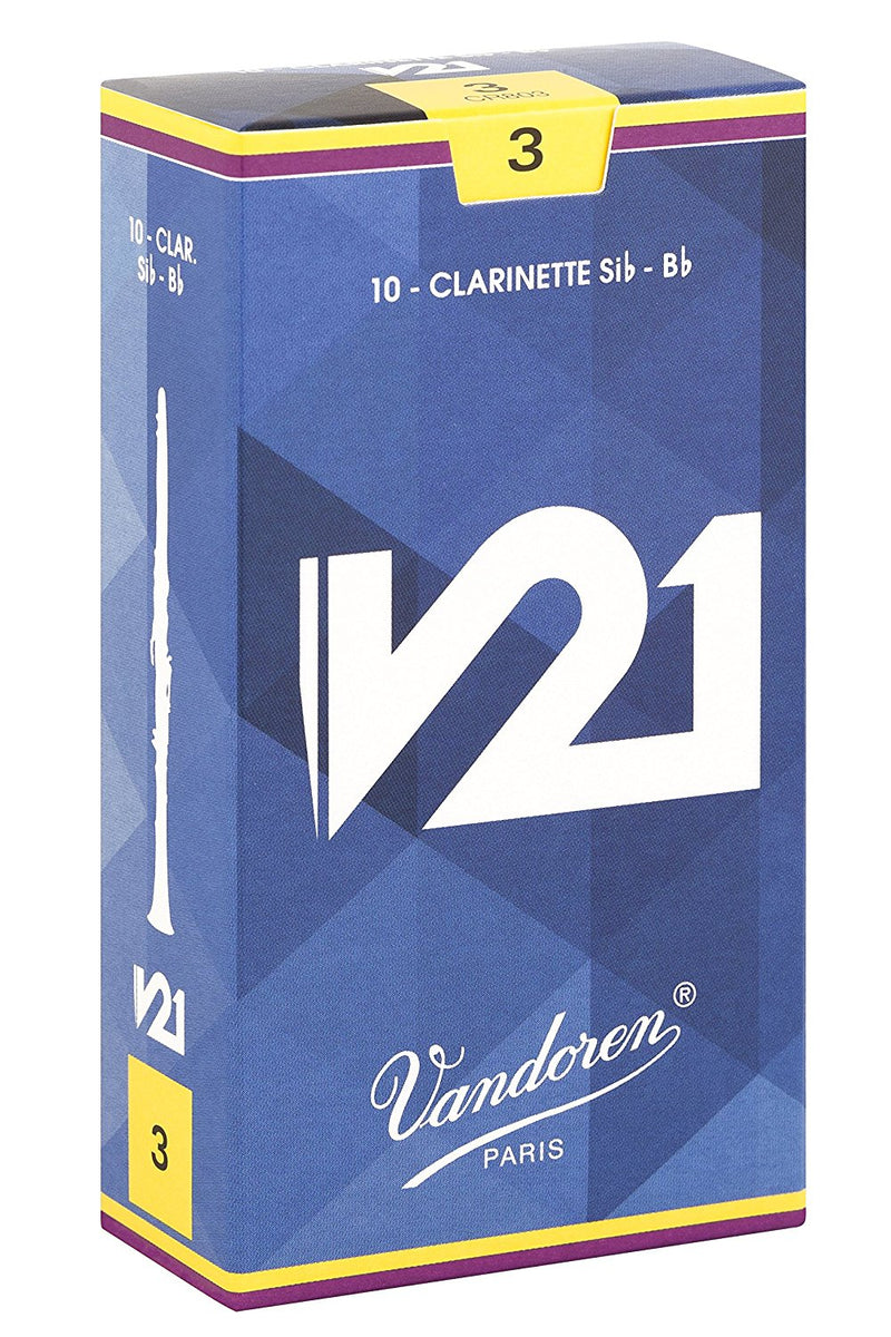 Vandoren CR803 Bb Clarinet V21 Reeds Strength 3 (Box of 10)